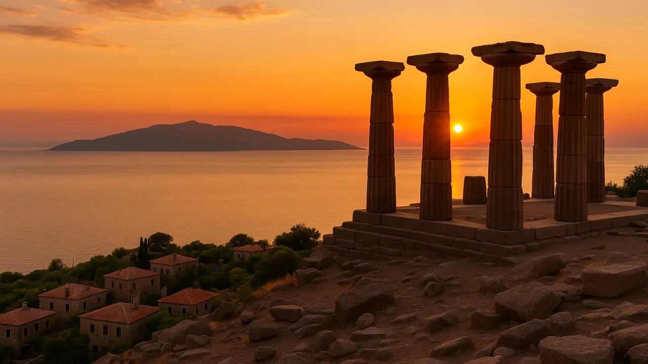 Temsilî görsel: Assos (Behramkale) Gezilecek Yerler: Antik Kent, Athena Tapınağı ve Koylar