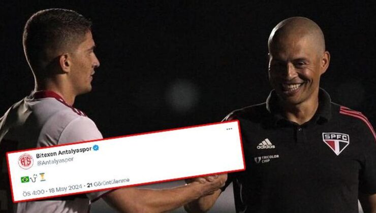 Antalyaspor’da Alex de Souza dönemi! Resmi açıklama geldi