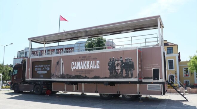 Çanakkale Savaşları Mobil Müzesi Samsun’da Ziyaretçilerle Buluştu