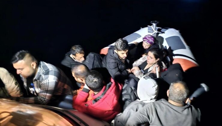 Çanakkale’de 11 kaçak göçmen kurtarıldı