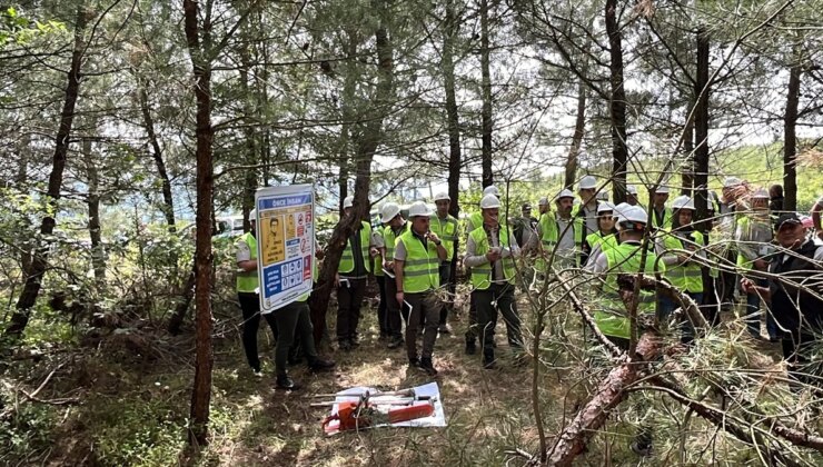Çanakkale’de orman işletme şeflerine eğitim verildi