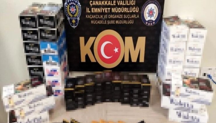 Çanakkale’de Polis Operasyonunda 15 Şüpheliye Kaçakçılık Suçundan İşlem Yapıldı