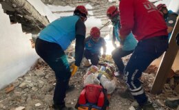 Gökçeada’da UMKE Tatbikatı İkinci Gününde Yangın Senaryosu İcra Edildi