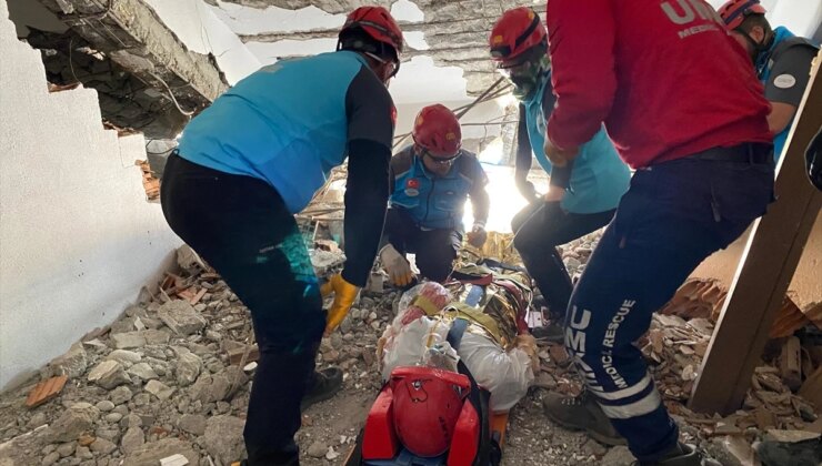 Gökçeada’da UMKE Tatbikatı İkinci Gününde Yangın Senaryosu İcra Edildi
