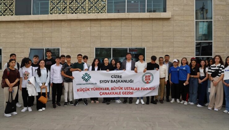Şırnak’tan 36 öğrenci Çanakkale’ye uğurlandı