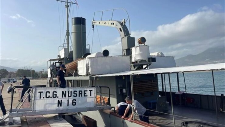 TCG Nusret Müze Gemisi Anamur’da Ziyarete Açıldı