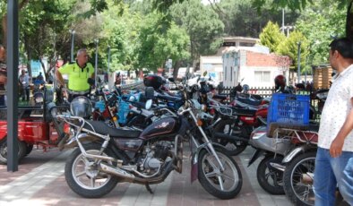 Bayramiç’te motosiklet kazaları nedeniyle trafik denetimleri sıklaştırıldı