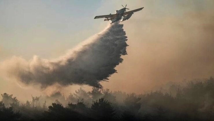 Çanakkale Eceabat’ta dünden beri devam eden orman yangını kontrol altına alındı