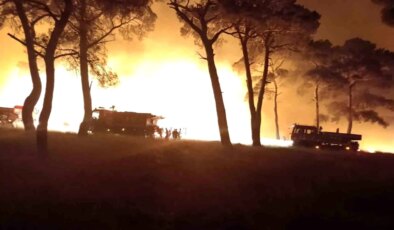 Çanakkale’de Tarım Arazisinde Başlayan Yangın Kontrol Altına Alındı