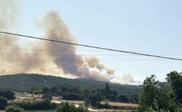 Çanakkale’nin Biga ilçesinde çıkan orman yangını kontrol altına alındı