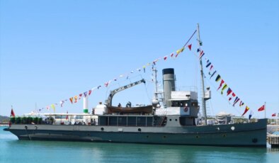 TCG Nusret Gemisi Ayvalık’ta Ziyaretçilerini Ağırlıyor