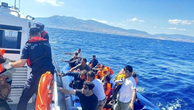 Çanakkale’de 42 Kaçak Göçmen Kurtarıldı