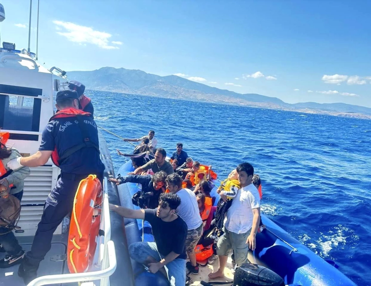Çanakkale’de 42 Kaçak Göçmen Kurtarıldı