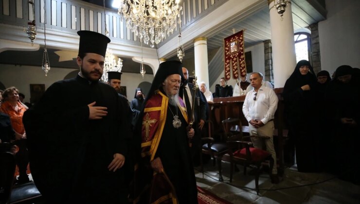 Fener Rum Patriği Bartholomeos, Meryem Ana anısına düzenlenen ayine katıldı
