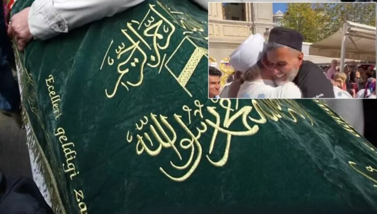 Ahu Tuğba’nın cenaze töreninde ilginç anlar! Birbirlerini kucaklayıp havaya kaldırdılar