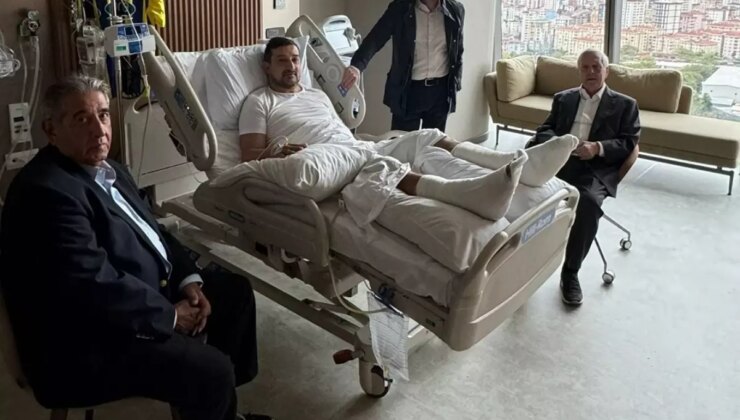 Aziz Yıldırım ve Mahmut Uslu’dan Serhat Akın’a Geçmiş Olsun Ziyareti
