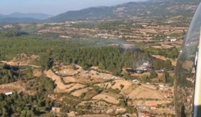 Çanakkale’de Tarım Arazisinden Ormana Sıçrayan Yangın Kontrol Altına Alındı