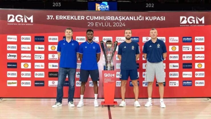 Fenerbahçe ve A. Efes Cumhurbaşkanlığı Kupası Finali Öncesi Basın Toplantısı Düzenledi