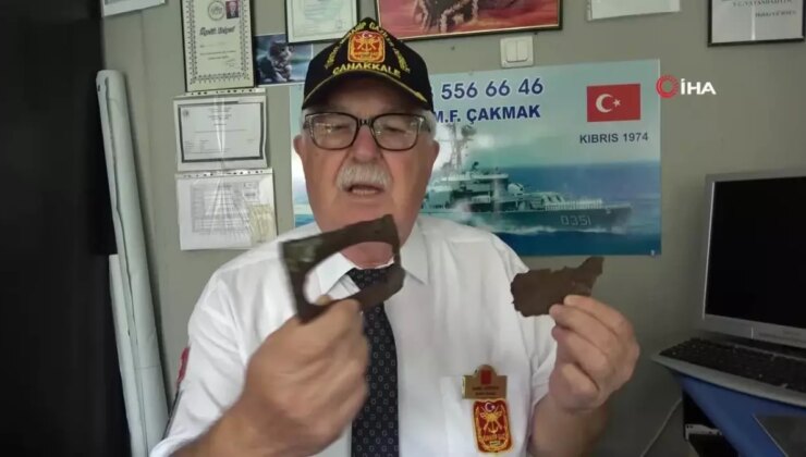 Kıbrıs Gazisi 50 Yıldır Sakladığı Şarapnel Parçalarını Madalya Gibi Görüyor