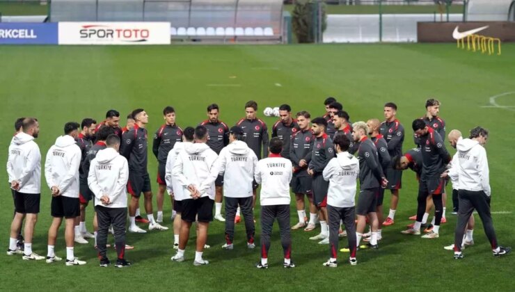 A Milli Futbol Takımı Karadağ Maçına Hazırlanıyor