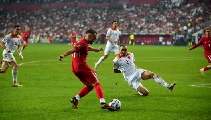 A Milli Futbol Takımı Karadağ’ı 1-0 Mağlup Etti