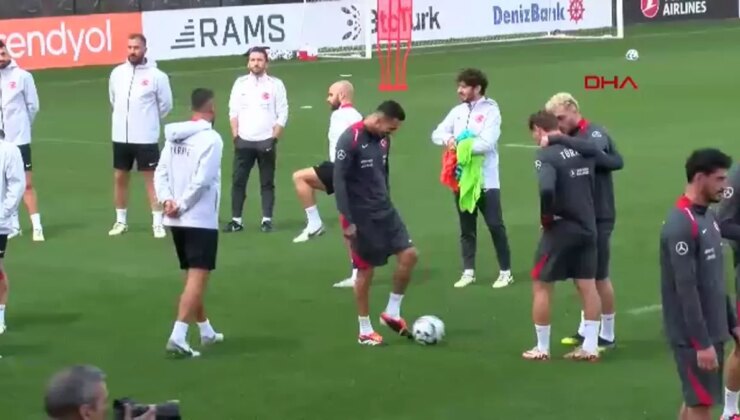 A Milli Takım, Karadağ Maçı Hazırlıklarına Başladı