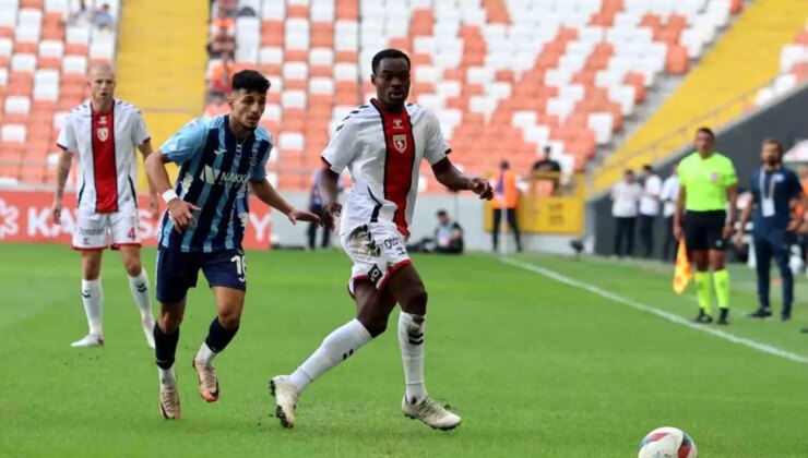 Adana Demirspor – Samsunspor Maçında İlk Yarı Sonucu: 1-0