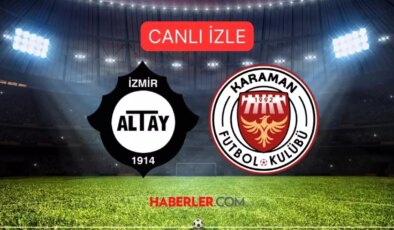 ALTAY- KARAMAN MAÇI İZLE | Altay- Karaman FK maçı ne zaman? Altay Karaman FK maçı şifresiz mi? ZTK MAÇI CANLI İZLE