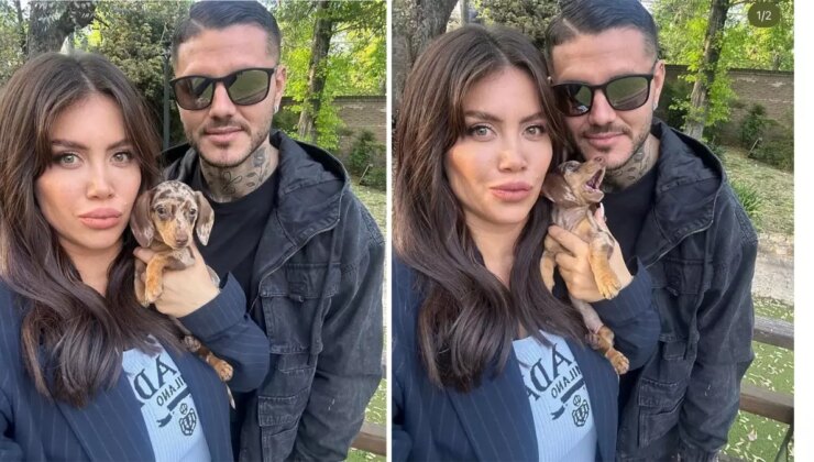 Ayrılığın eşiğinden dönen Wanda Nara ve Icardi’den aile pozu