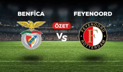 Benfica Feyenoord maç özeti ve golleri izle! (VİDEO) Benfica Feyenoord geniş özeti! Golleri kim attı, maç kaç kaç bitti?