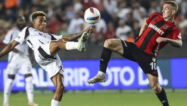 Beşiktaş, Gaziantep FK ile deplasmanda 1-1 berabere kaldı