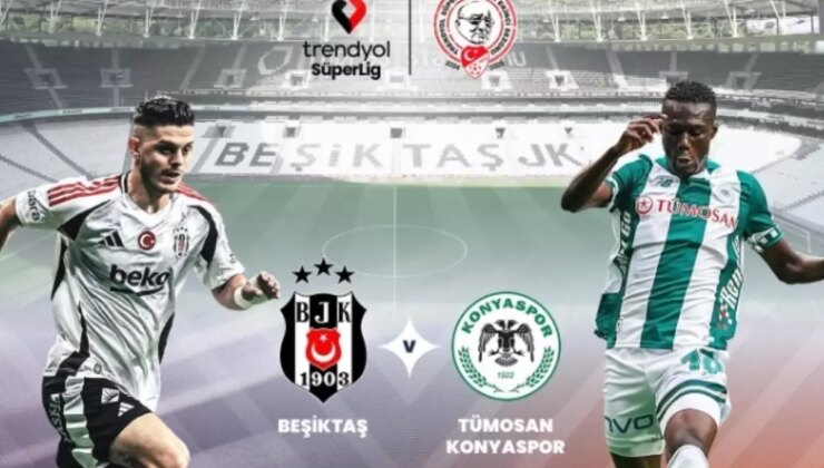 Beşiktaş Konyaspor maçı kaç kaç, bitti mi? MAÇ SKORU! BJK Konya maçı kaç kaç, canlı maç skoru!