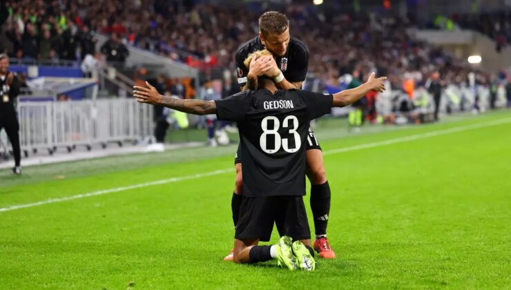 Beşiktaş, Lyon’u 1-0 Yenerek Avrupa’daki İlk Galibiyetini Aldı