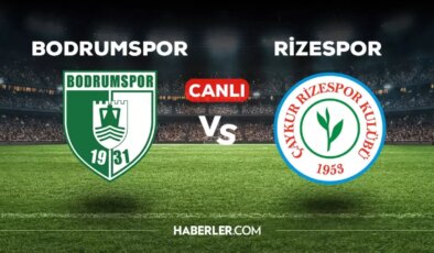 Bodrumspor Rizespor maçı CANLI izle! (ŞİFRESİZ) Bodrumspor Rizespor maçı hangi kanalda, canlı yayın nerede ve nasıl izlenir?