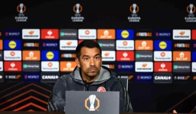 Bronckhorst: “İyi bir takıma karşı oynayacağız”