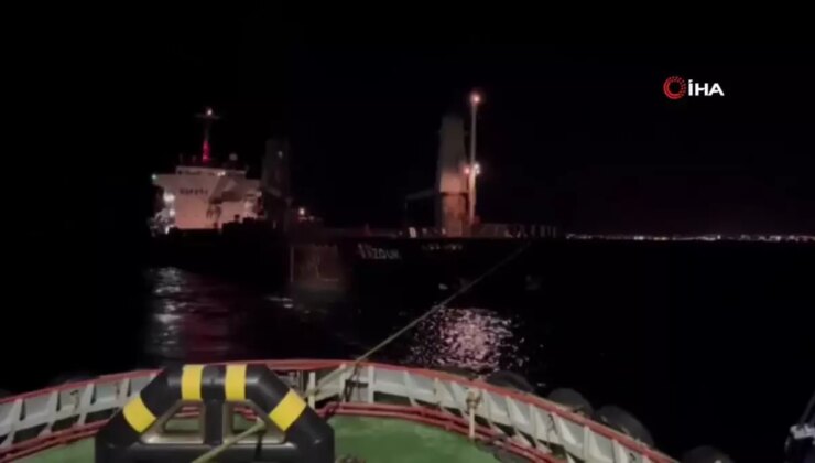 Çanakkale Boğazı’nda Kuru Yük Gemisi Makine Arızası Yaptı