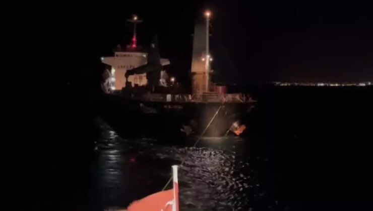 Çanakkale Boğazı’nda Makine Arızası Nedeniyle Bir Kuru Yük Gemisi Sürüklendi