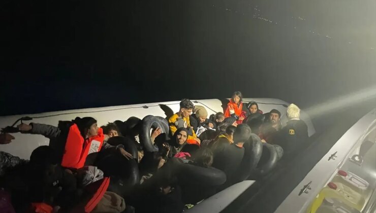 Çanakkale’de 64 Düzensiz Göçmen Yakalandı