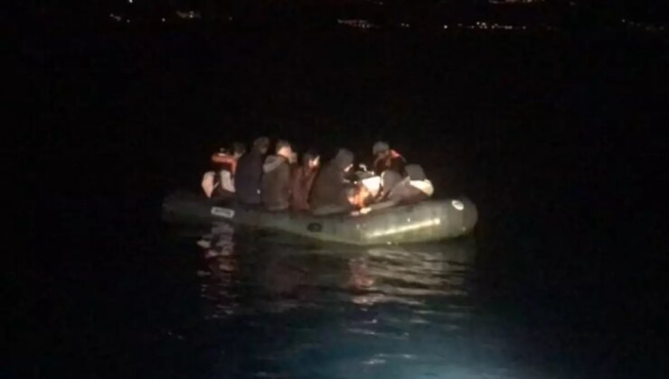 Çanakkale’de Düzensiz Göçmenler Kurtarıldı