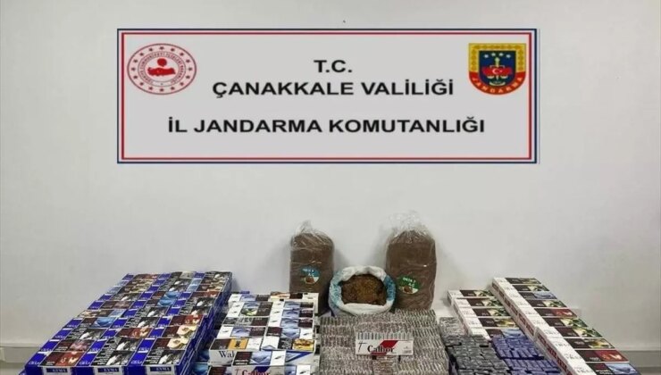 Çanakkale’de Kaçak Tütün Operasyonu: 46 Bin 300 Makaron ve 12,5 Kg Tütün Ele Geçirildi