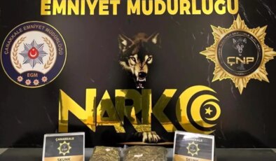 Çanakkale’de Uyuşturucu Operasyonunda 2 Milyon TL Değerinde Skunk Ele Geçirildi
