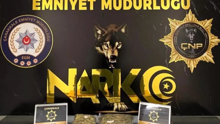 Çanakkale’de Uyuşturucu Operasyonunda 2 Milyon TL Değerinde Skunk Ele Geçirildi