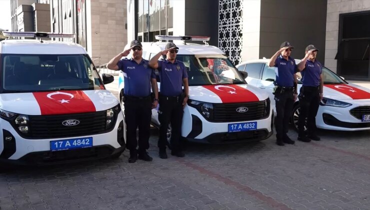 Çanakkale’ye 10 Yeni Polis Aracı Törenle Teslim Edildi