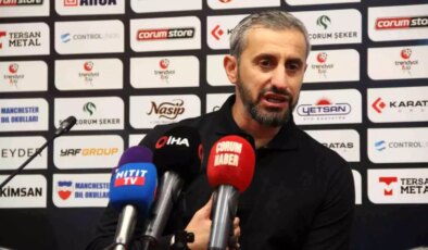 Çorum FK Teknik Direktörü Özbalta: ‘Gol atma noktasında eksiklik yaşıyoruz’