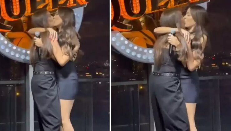Dilan Polat, Sıla Doğu ile dudak dudağa öpüştü