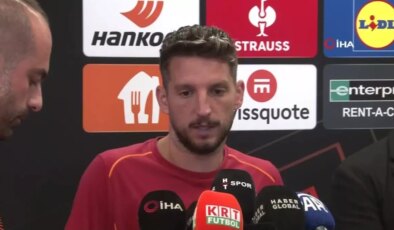 Dries Mertens: ‘İki senedir şampiyon olduk, üçüncüsünü yapmak istiyoruz’