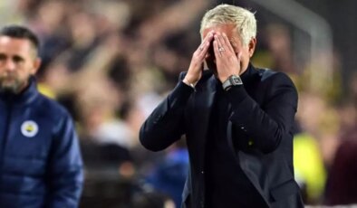 Fenerbahçe penaltı bekledi, Mourinho kırmızı kart gördü