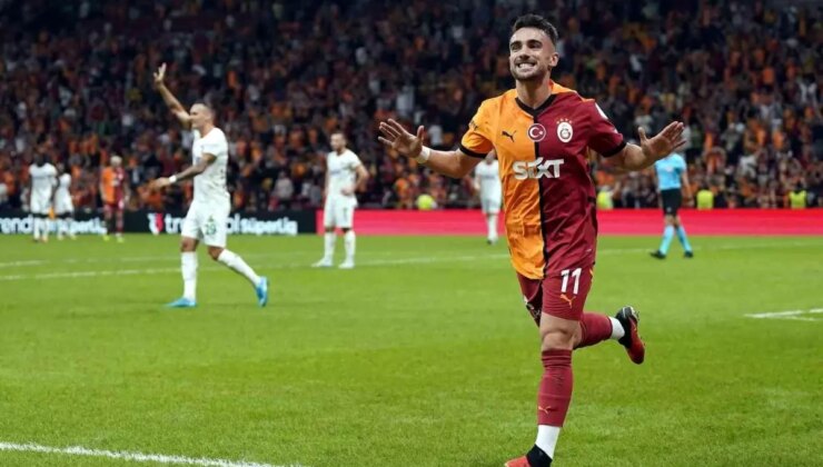 Galatasaray, Alanyaspor’u 1-0 önde kapattı