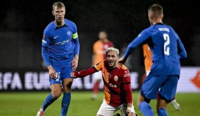 Galatasaray, UEFA Avrupa Ligi’nde Rigas Skola ile deplasmanda 2-2 berabere kaldı