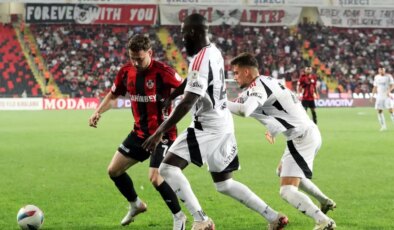 Gaziantep FK ve Beşiktaş 1-1 Berabere Kaldı